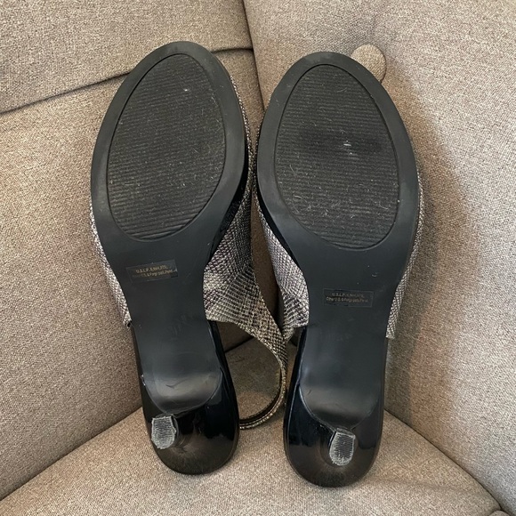 Silver high heels size 7.5 - Picture 7 of 7